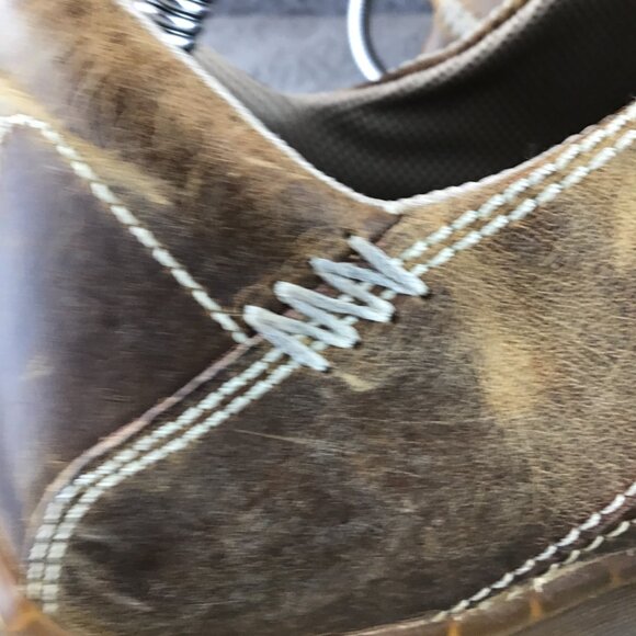 Rare VTG Dr. Marten Distressed Brown Leather Oxford Sz 10 M/11 Women\'s main image 4